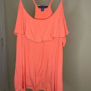 A beautiful coral tank top